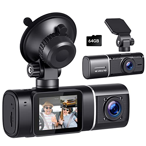 Amazon.co.jp: LAMTTO 4Kドライブレコーダー 1.5インチ どらいぶれこー